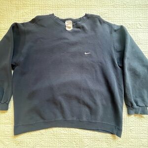 Nike Men's Dark Gray Crewneck Sweater
